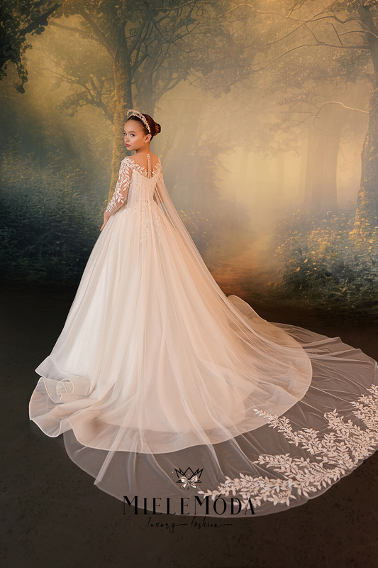 Rosalie Couture Flower Girl Communion Dress