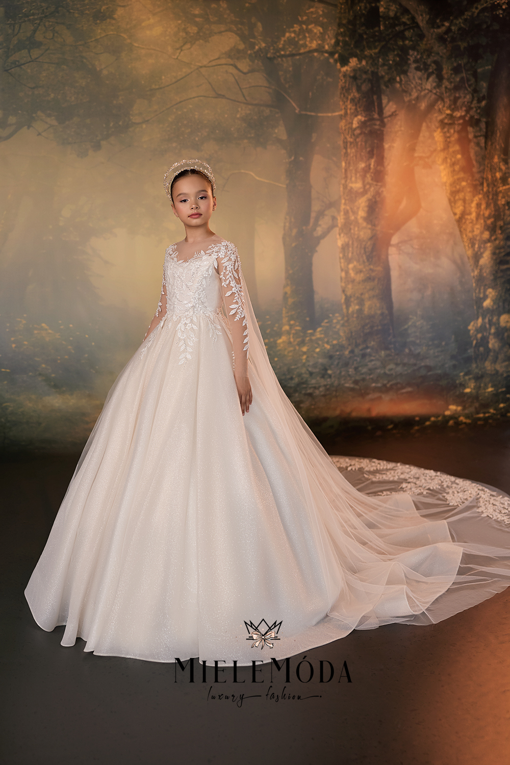 Rosalie Couture Flower Girl Communion Dress
