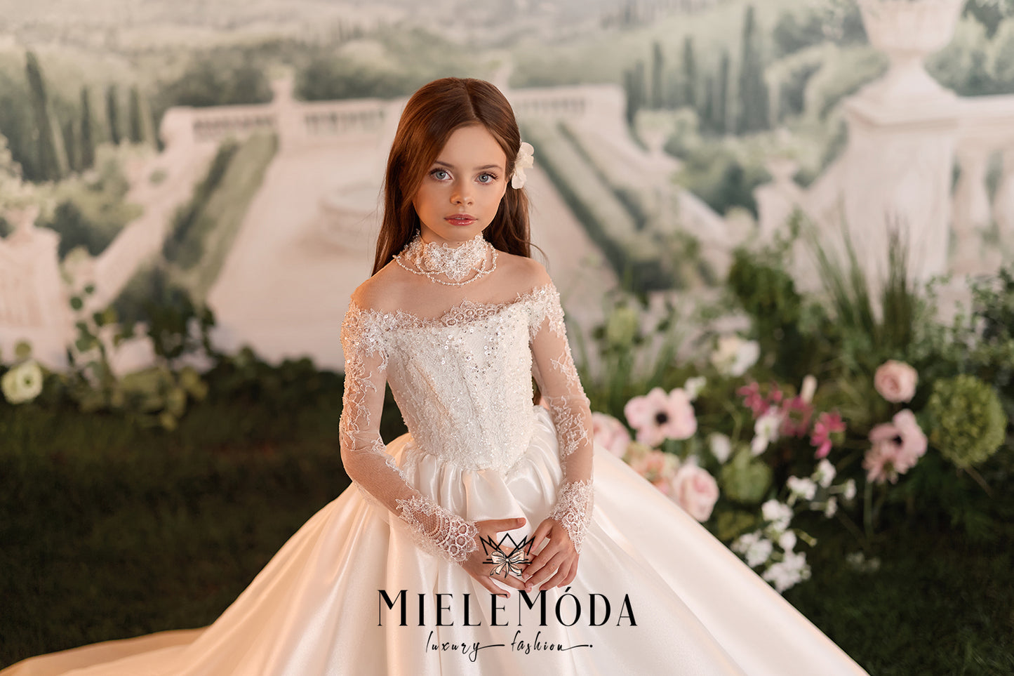 Seraphine Couture Flower Girl Communion Dress