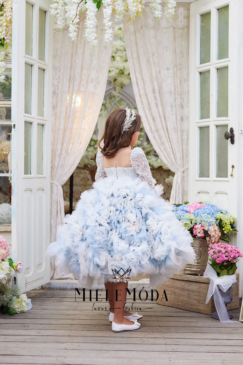 Shoshana Luxury Couture Flower Girl Dress