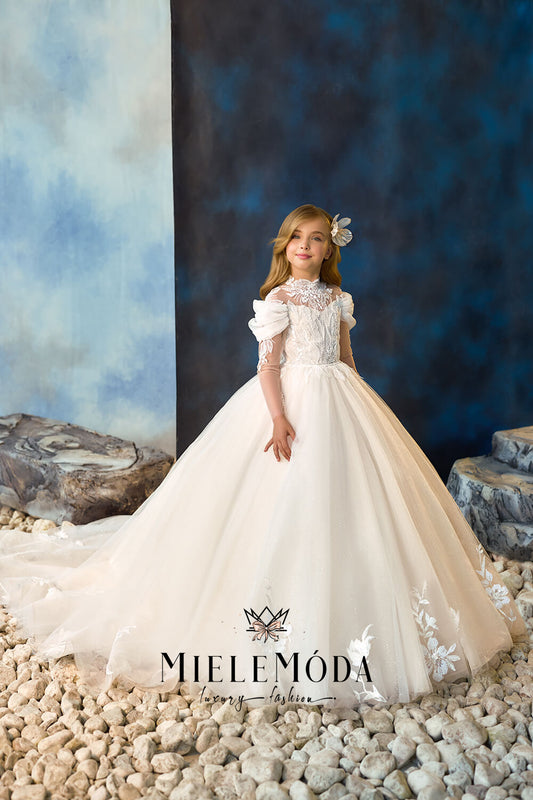 Starlight Bloom Luxury Communion Dress