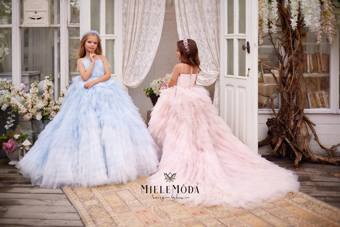 Thallo Luxury Couture Flower Girl Dress