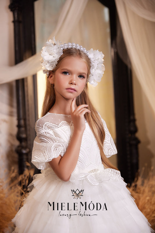 Thistle Couture Flower Girl Communion Dress