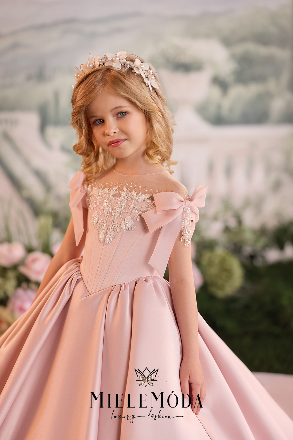 Valentina Luxury Flower Girl Communion Dress
