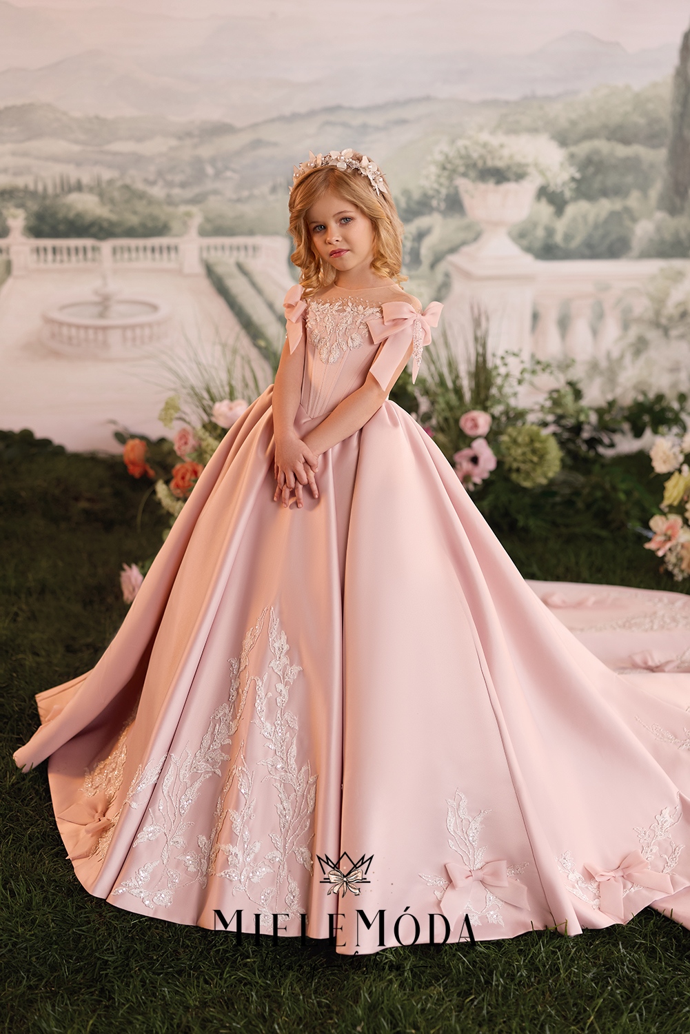 Valentina Luxury Flower Girl Communion Dress