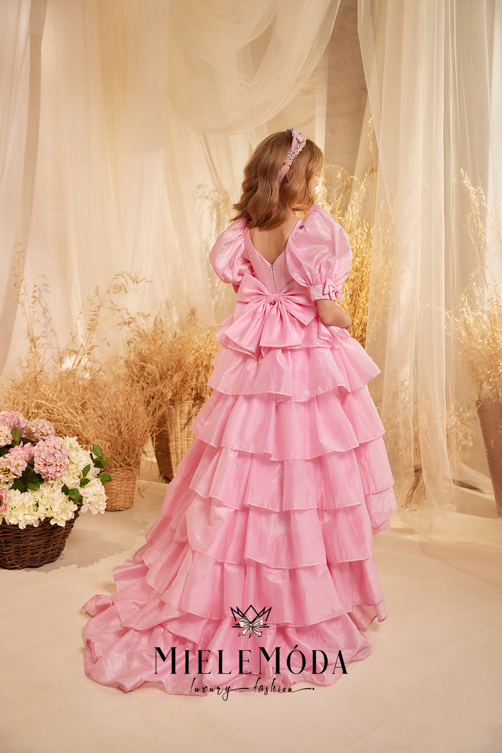 Verbena Luxury Couture Flower Girl Dress