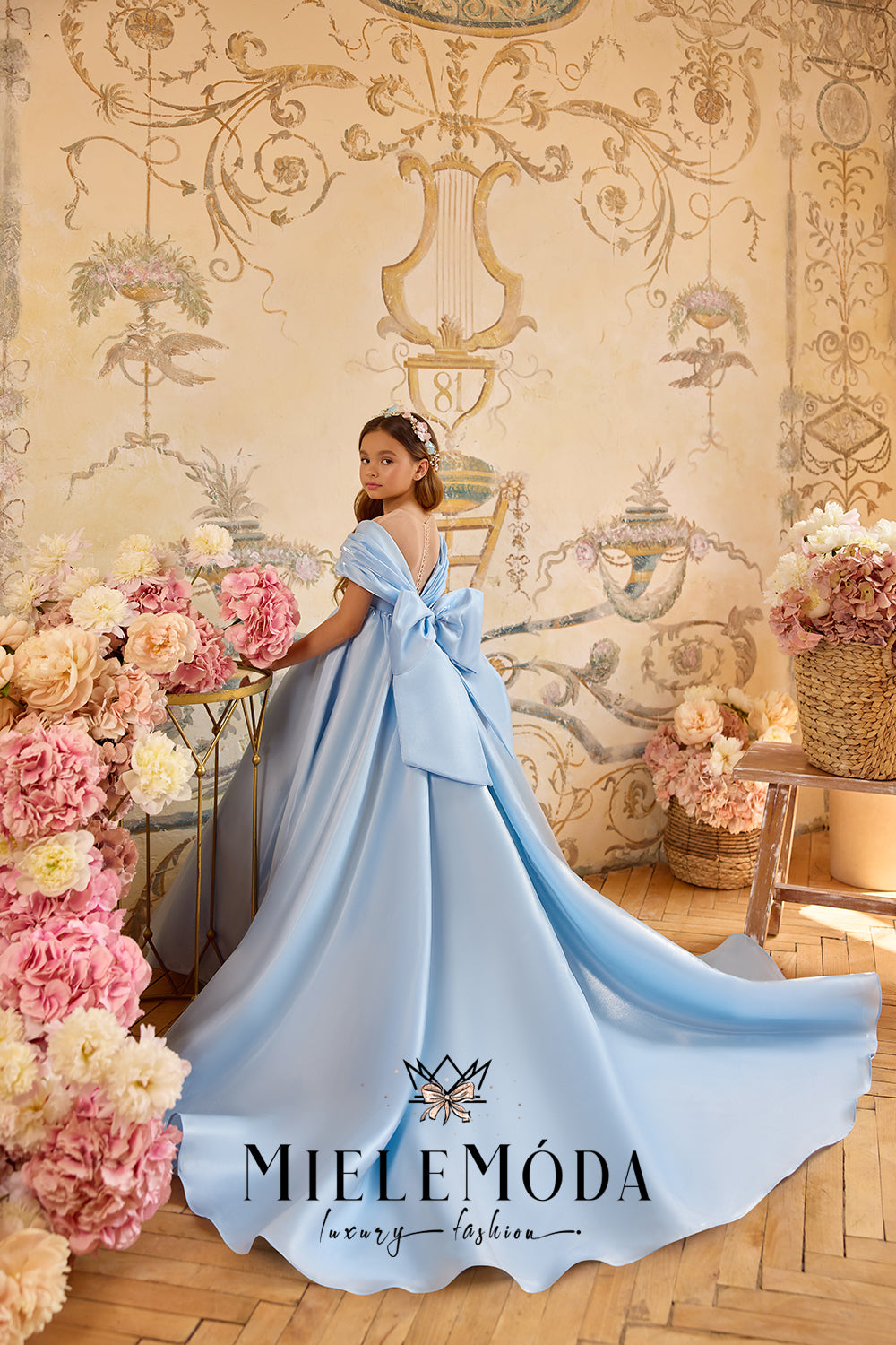 Vérone Bloom Couture Flower Girl Communion Dress