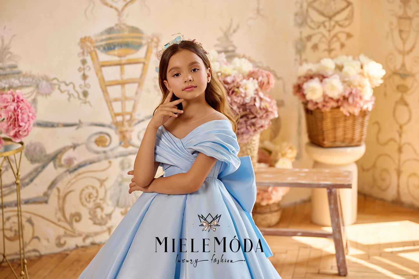 Vérone Bloom Couture Flower Girl Communion Dress