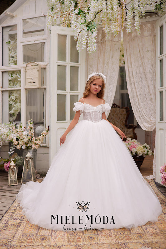 Veronica Luxury Couture Flower Girl Dress