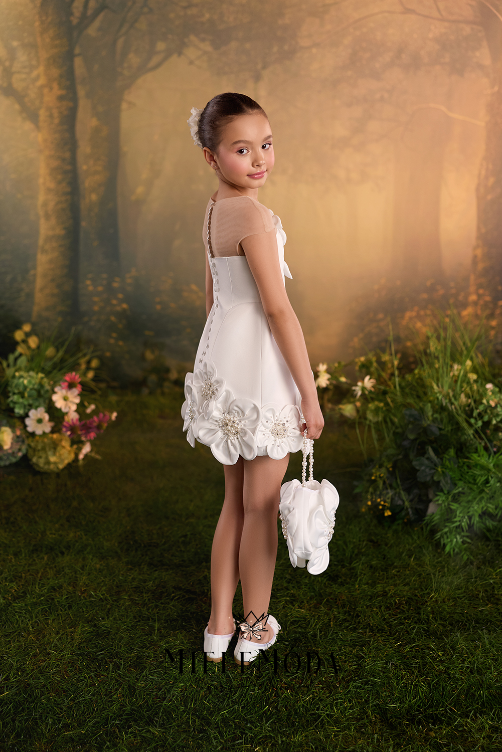 Violetta Couture Flower Girl Party Birthday Dress
