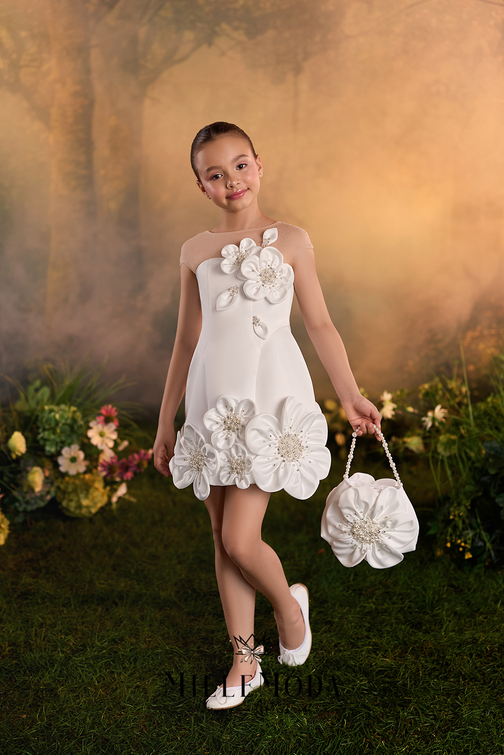 Violetta Couture Flower Girl Party Birthday Dress