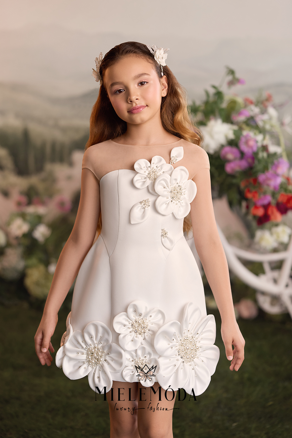 Violetta Couture Flower Girl Party Birthday Dress