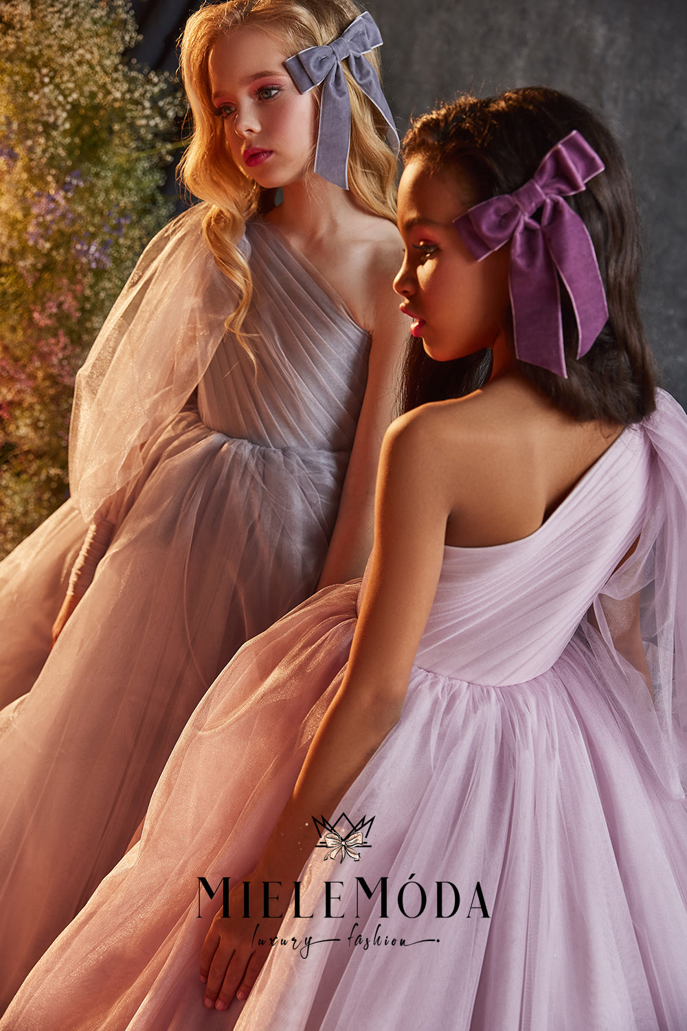 Malena Couture One Shoulder Princess Dress