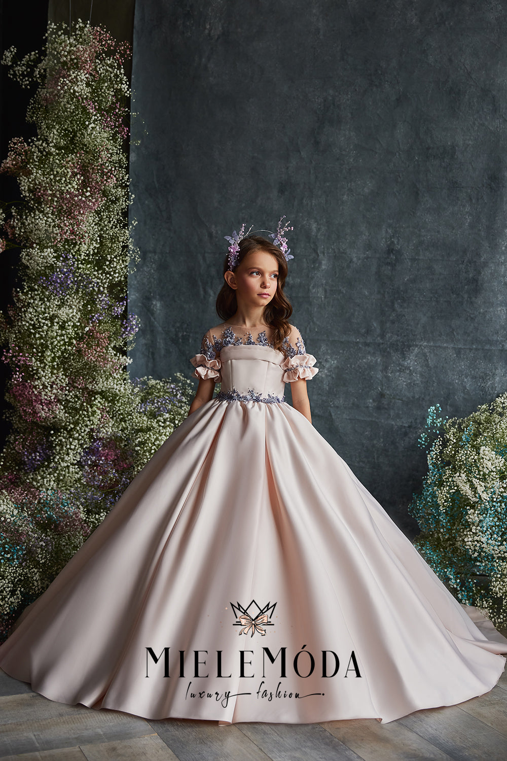 Lille couture cheap flower girl dresses