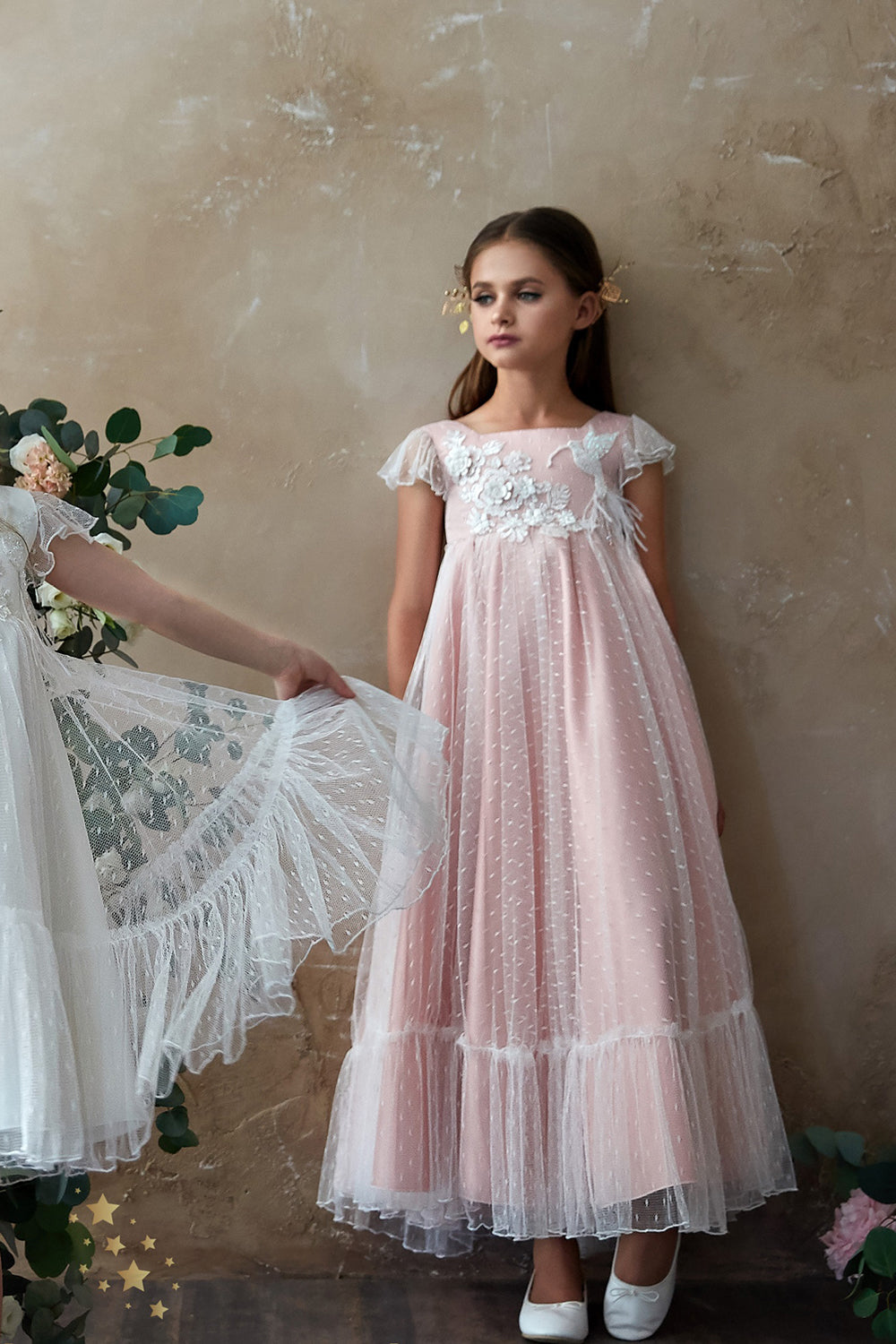 Angel flower 2024 girl dresses