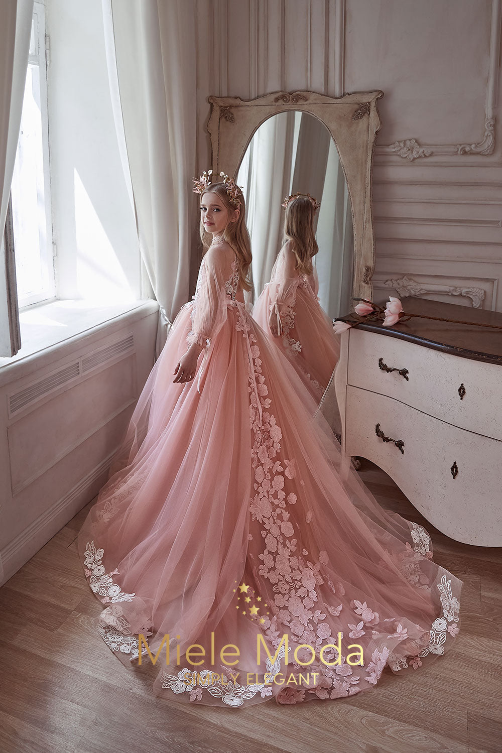 Audrey Luxury Flower Girl Dress