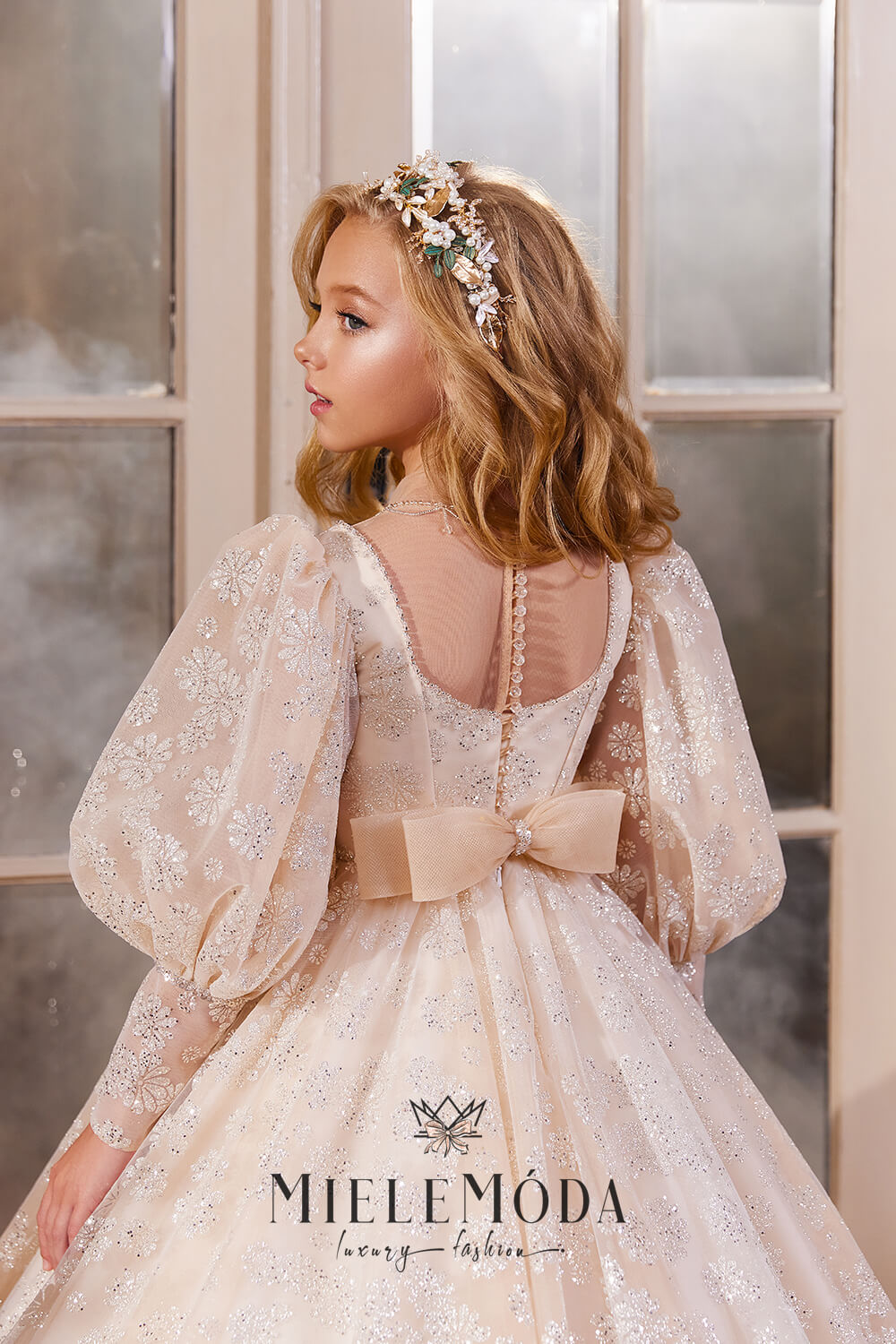 Bilyana Luxury Couture Flower Girl Dress