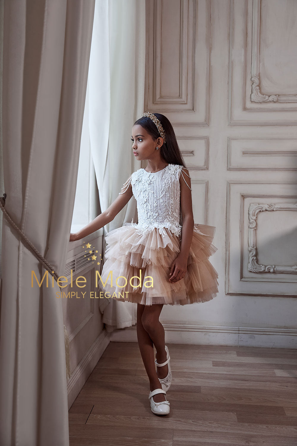 Colette Luxury Flower Girl Dress