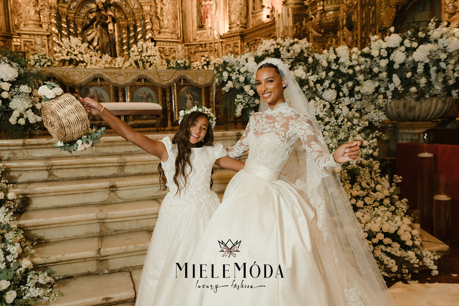 Coraline_Flower_Girl_Couture_Pageant_Fashion_Dress_Ivory_Lace_Miele_Jasmine_Tookes_and_Juan_David_Wedding