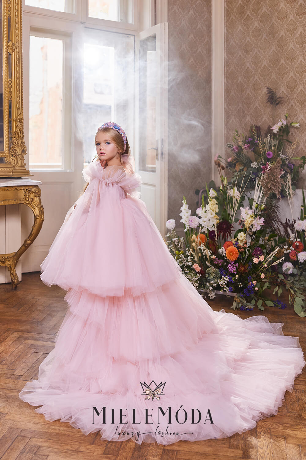 Desislava Luxury Couture Flower Girl Dress