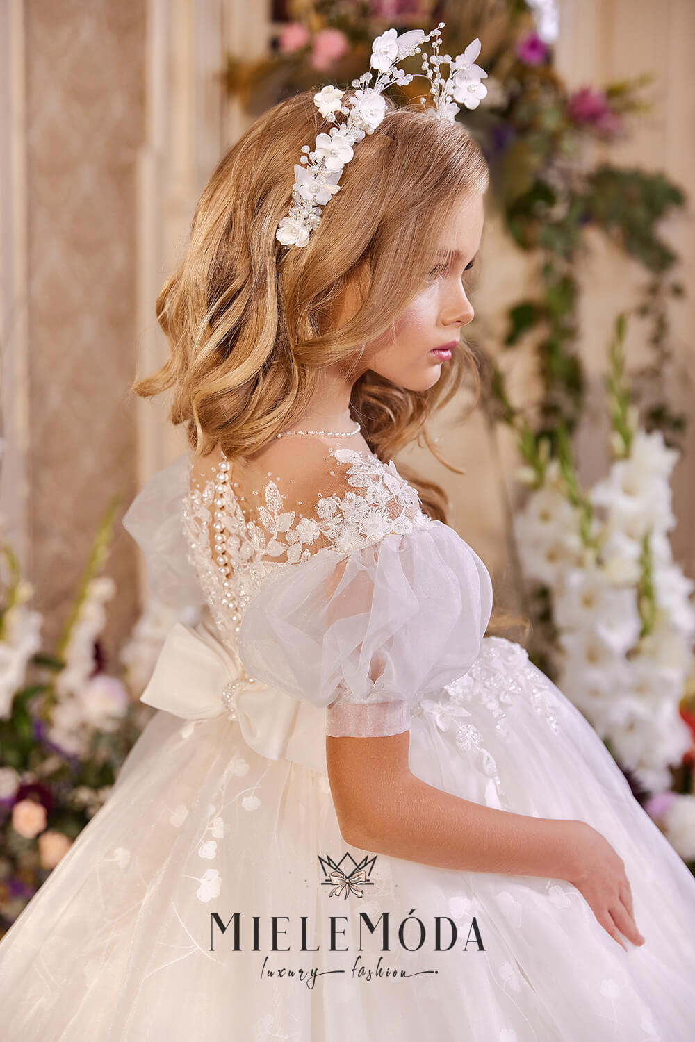 Gergana Luxury Flower Girl Dress