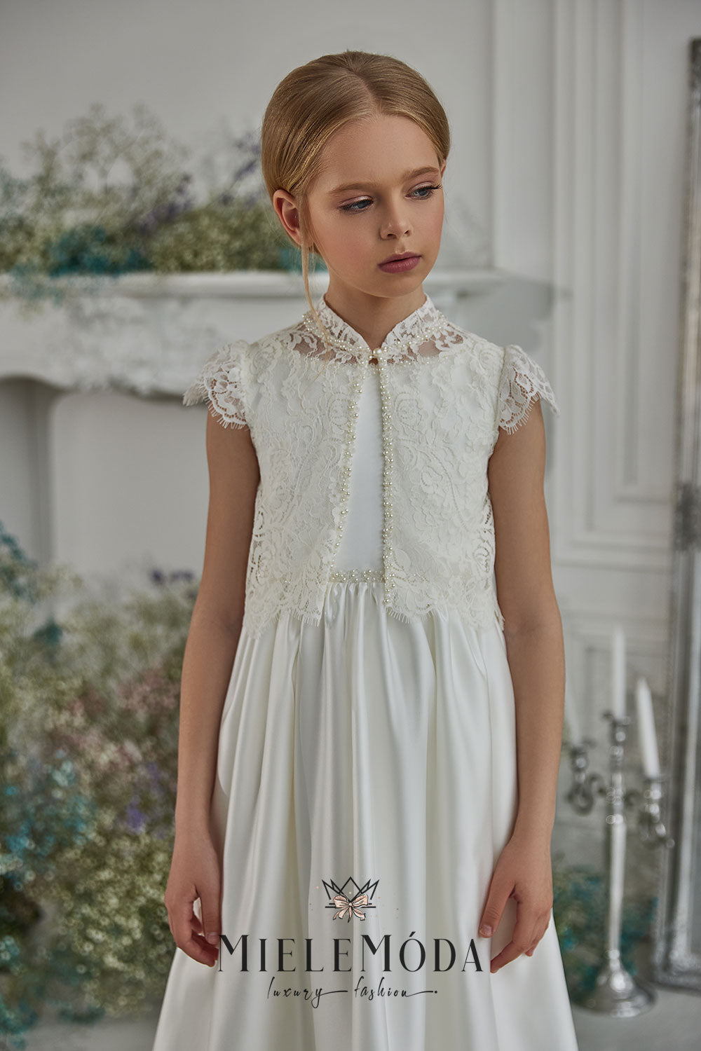 Isabel Luxury Flower Girl Communion Dress