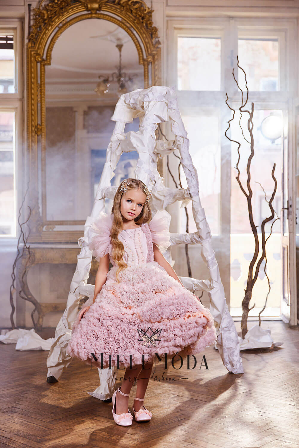 Krasimira Luxury Couture Flower Girl Dress
