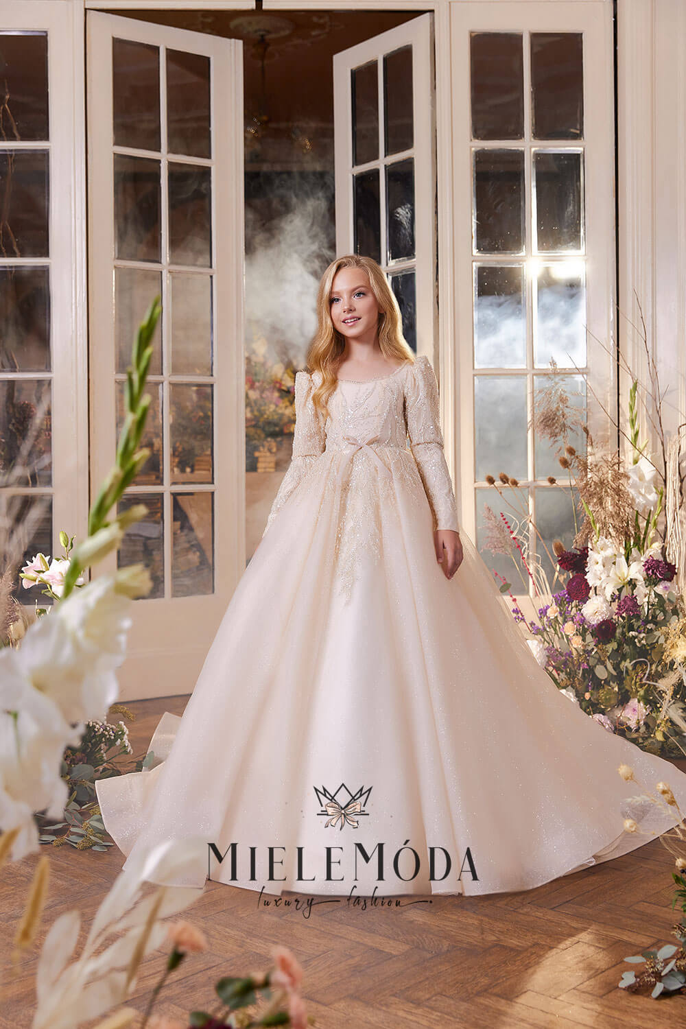 Liliya Luxury Couture Flower Girl Dress