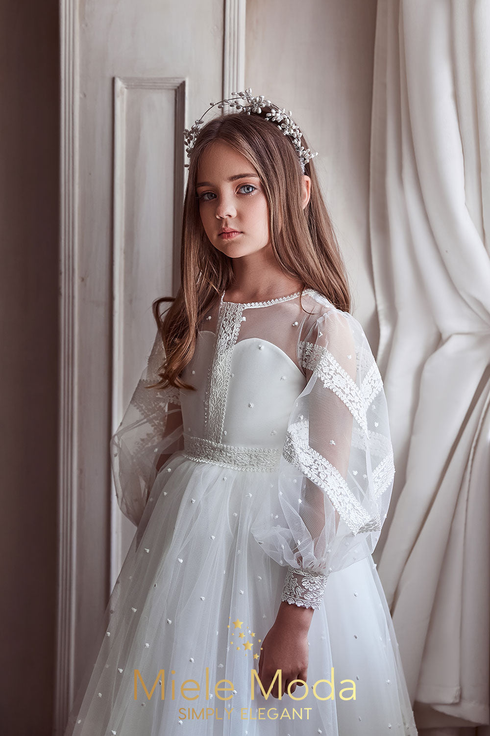 Mélanie Luxury Flower Girl Dress