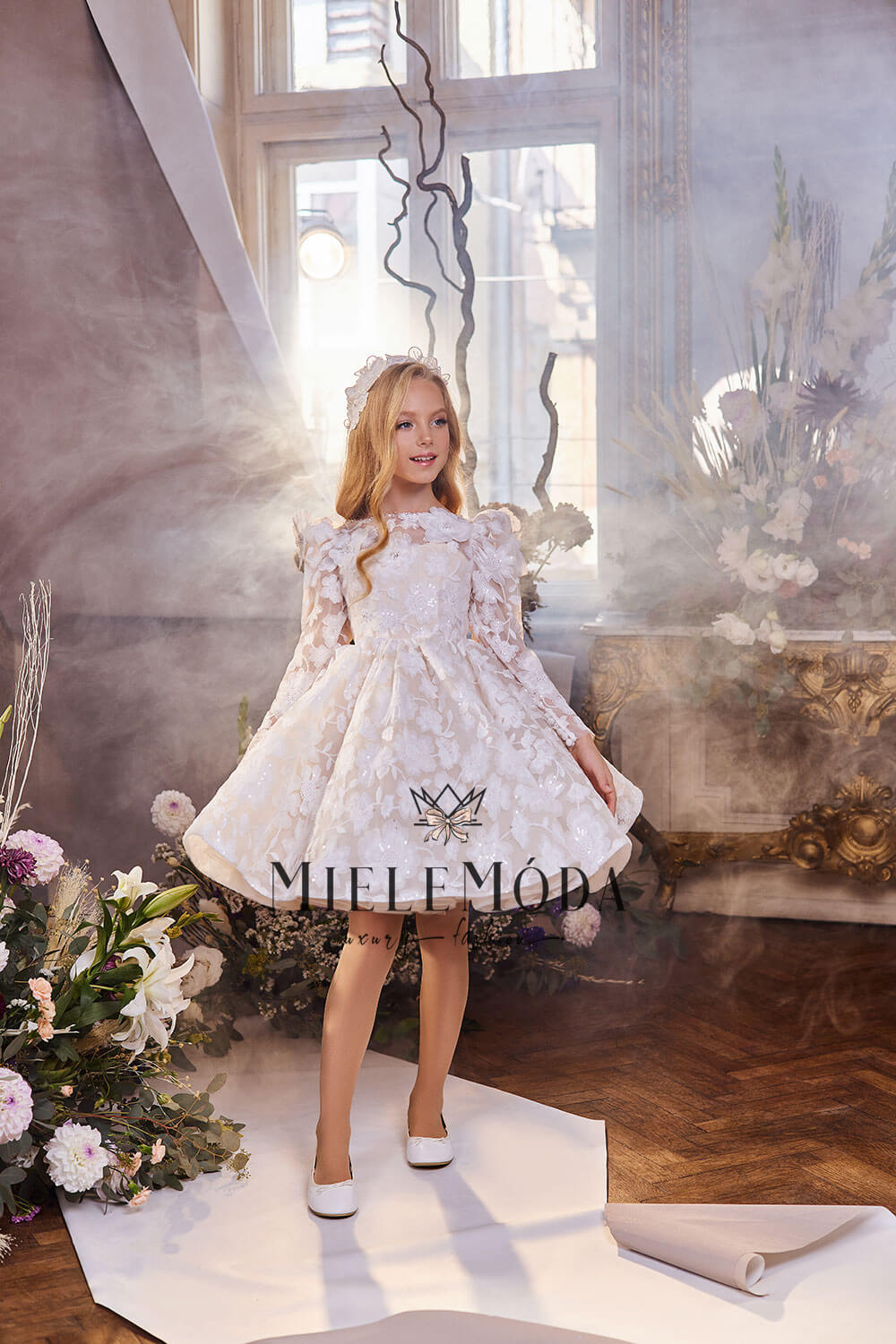 Mihaela Luxury Flower Girl Dress