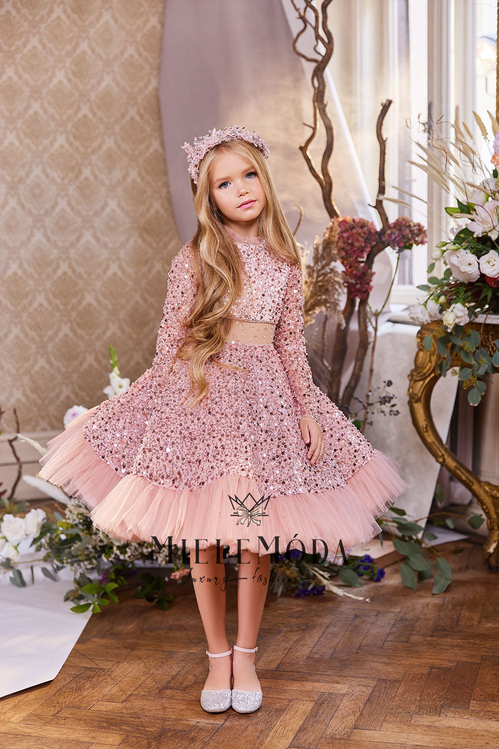 Rossi Luxury Couture Birthday Girl Dress