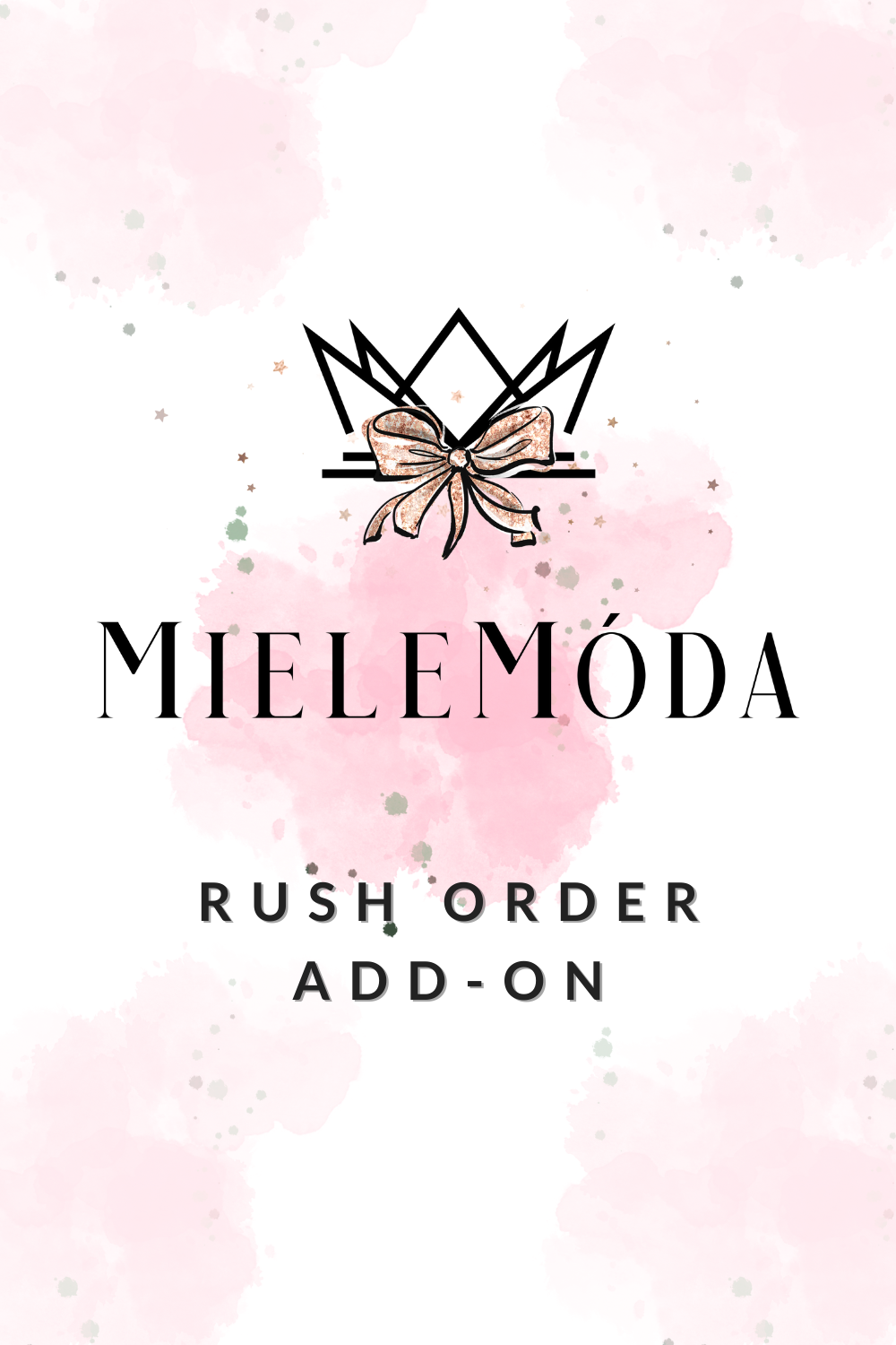 Rush Order Fee Add-On