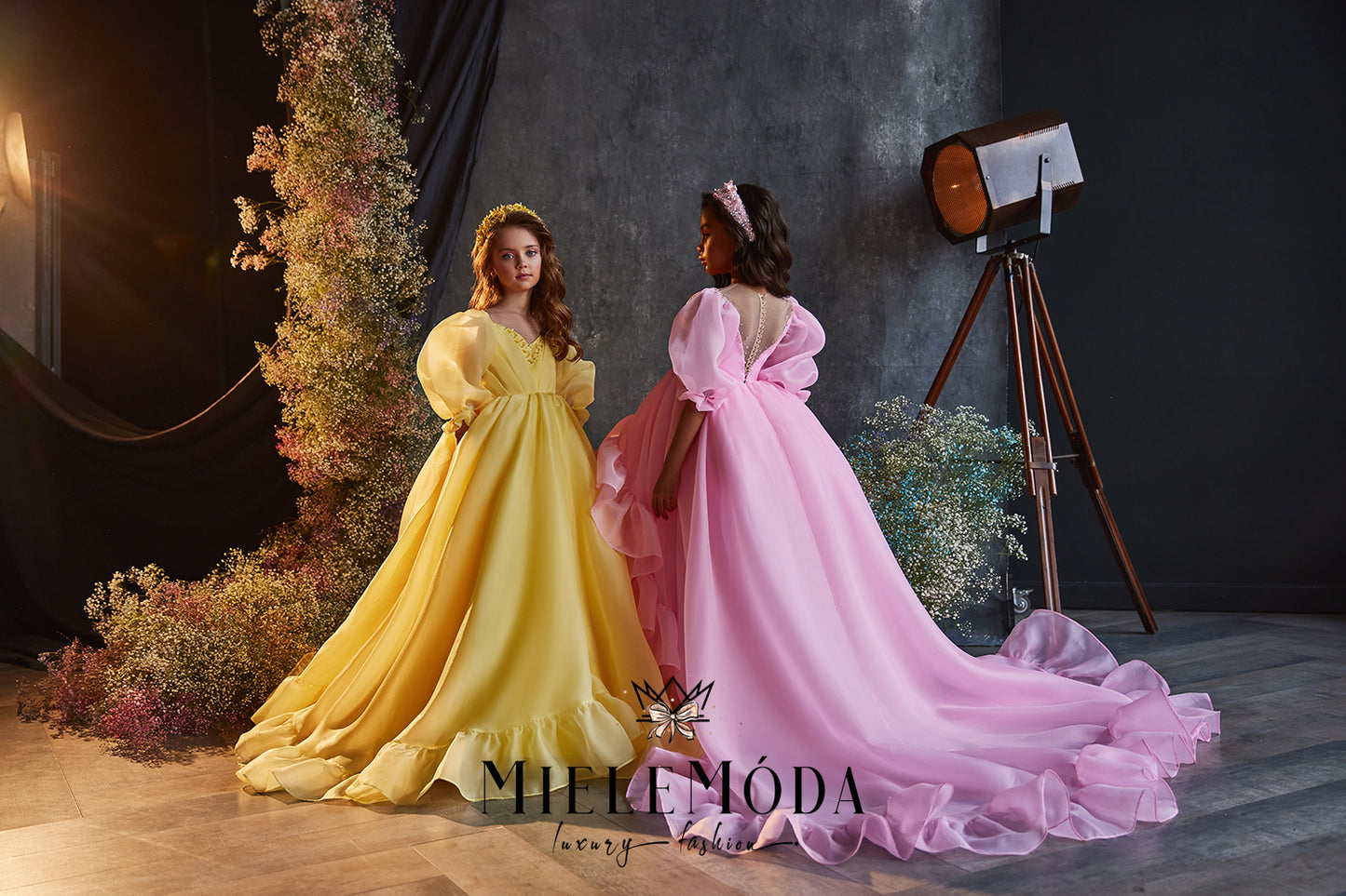 Viviana Luxury Baby Doll Princess Dress - Miele Moda Luxury Fashion House Viviana Luxury Baby Doll Princess Dress - Miele Moda Luxury Fashion House