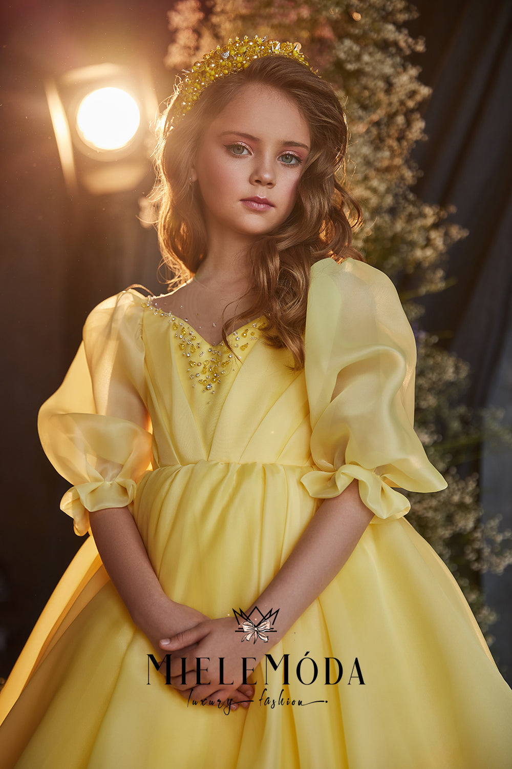 Viviana Luxury Baby Doll Princess Dress - Miele Moda Luxury Fashion House Viviana Luxury Baby Doll Princess Dress - Miele Moda Luxury Fashion House