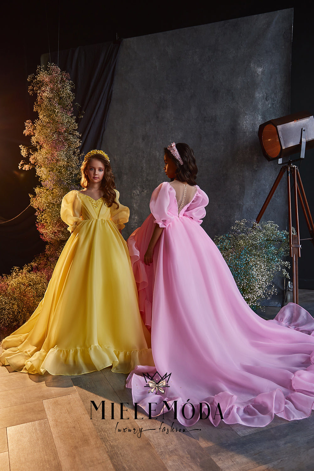 Viviana Luxury Baby Doll Princess Dress - Miele Moda Luxury Fashion House Viviana Luxury Baby Doll Princess Dress - Miele Moda Luxury Fashion House